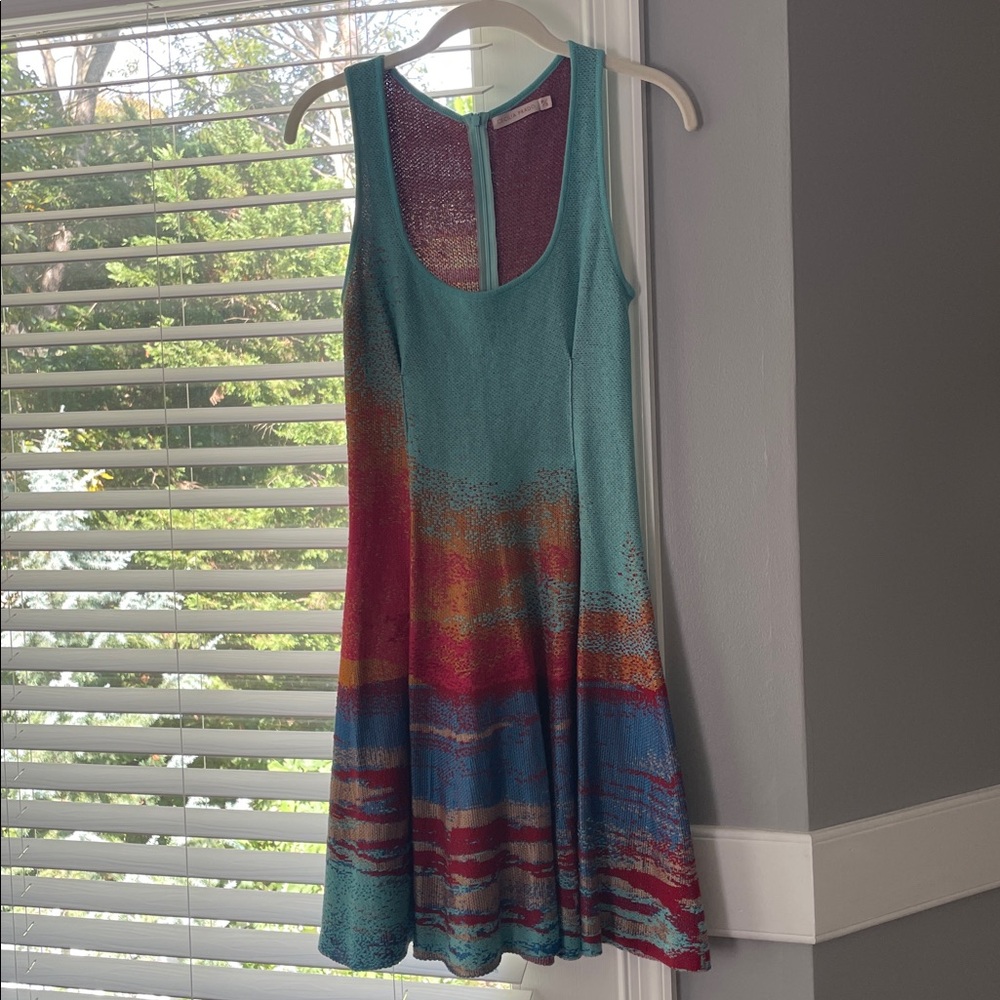 Colorful Sleeveless Knit Dress Anthropologie